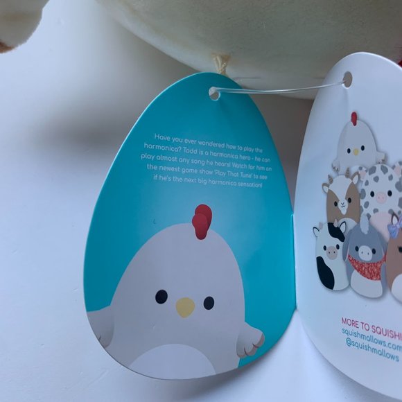 Squishmallows Todd the Chicken 5" - Picture 4 of 5